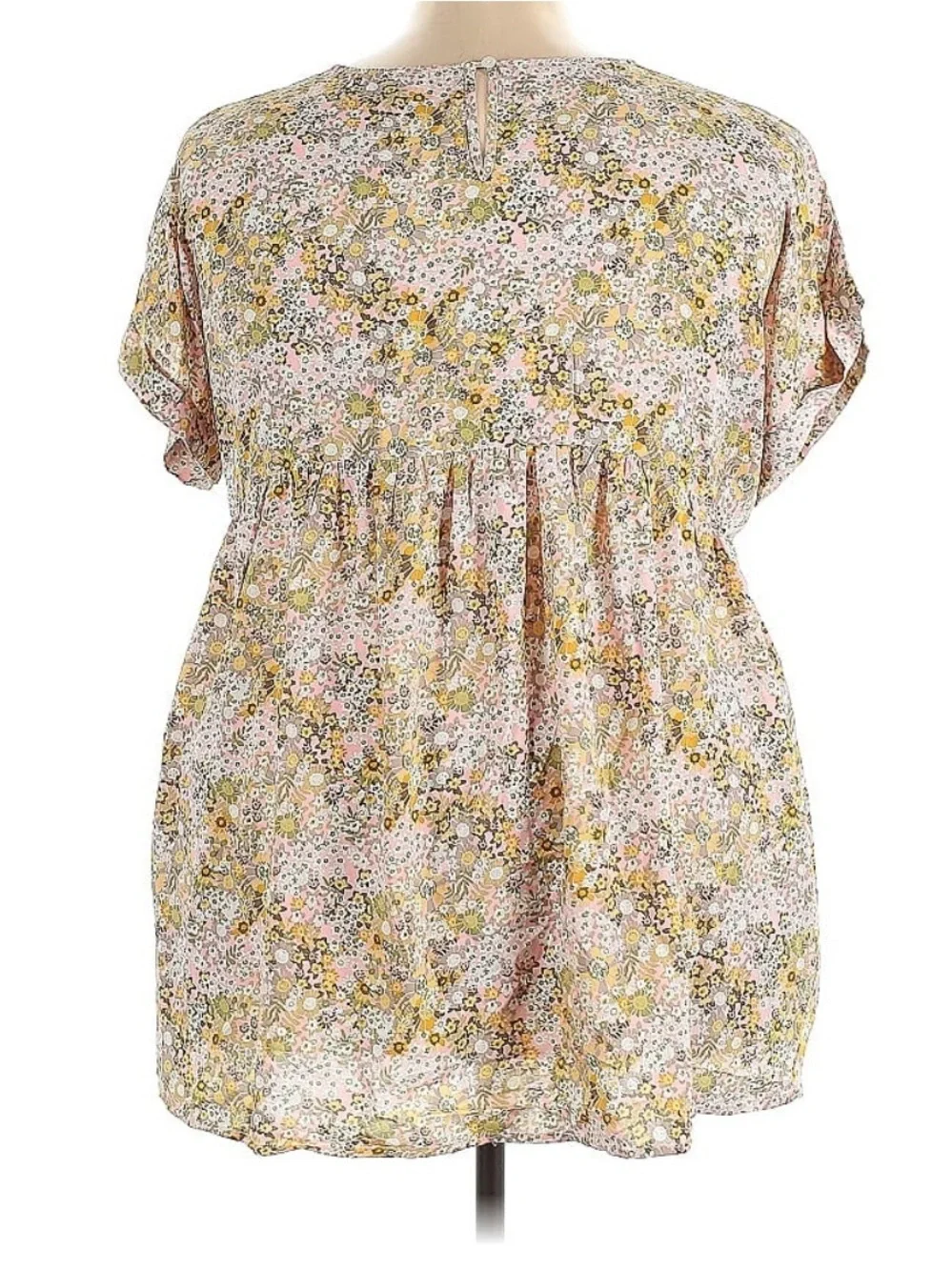 Hayden Los Angeles Ditzy Floral Babydoll
Blouse - Size 3X NWTs - Picture 8 of 12